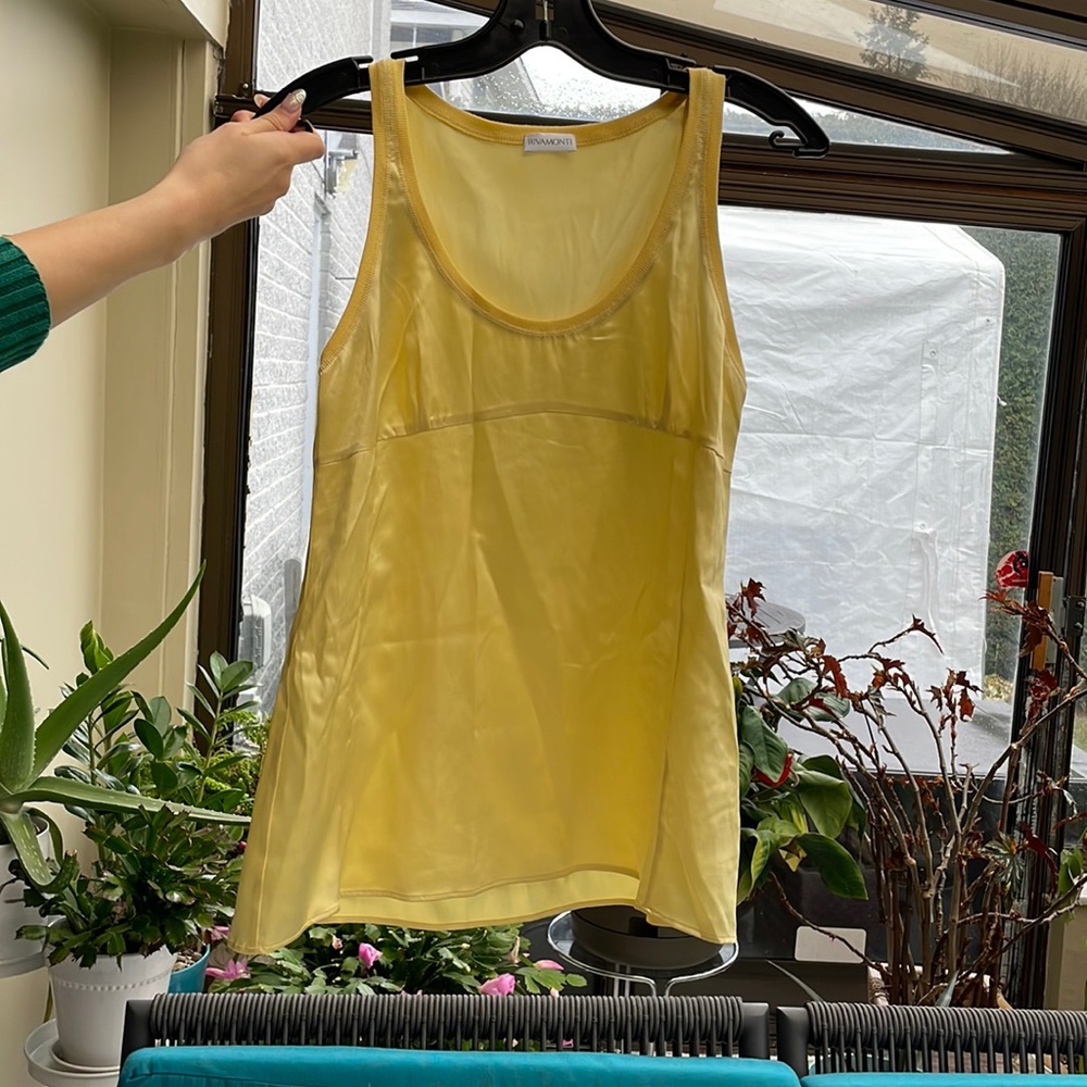 Rivamonti yellow tank top